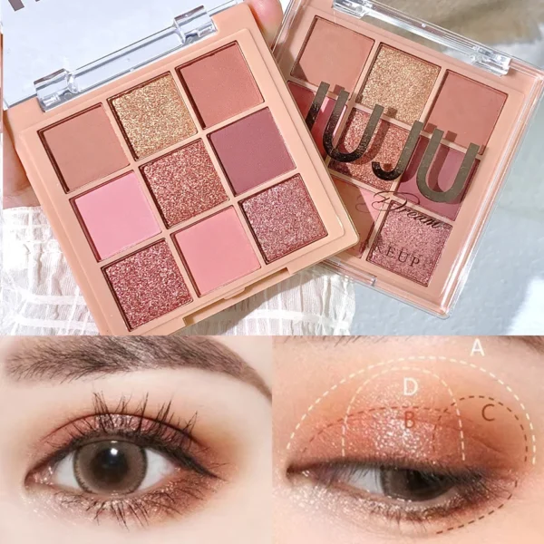 JUJU DREAM Тіні для повік: 9 кольорів для теплої зими