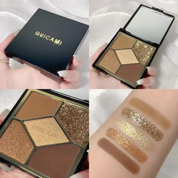 Матова і блискуча палітра тіней для очей 5colors Eye Palette