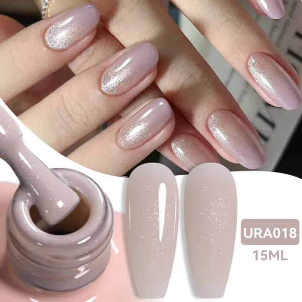 UR SUGAR Овсяна Гель Лак 15ml - Респектабельний Нігтьовий Декор