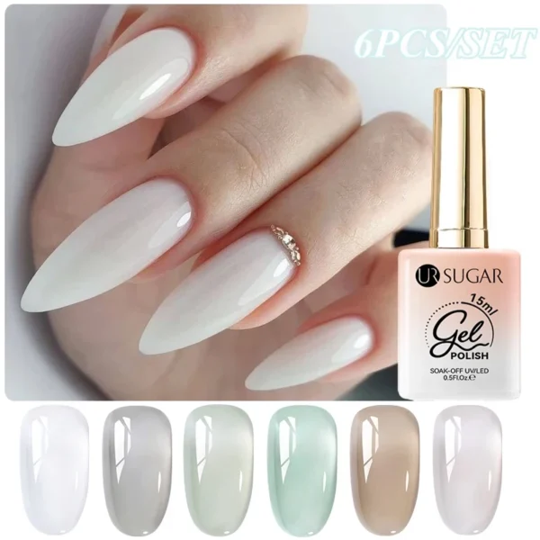 Гель лак UR SUGAR 15ml - Яскравий і Сучасний Манікюр