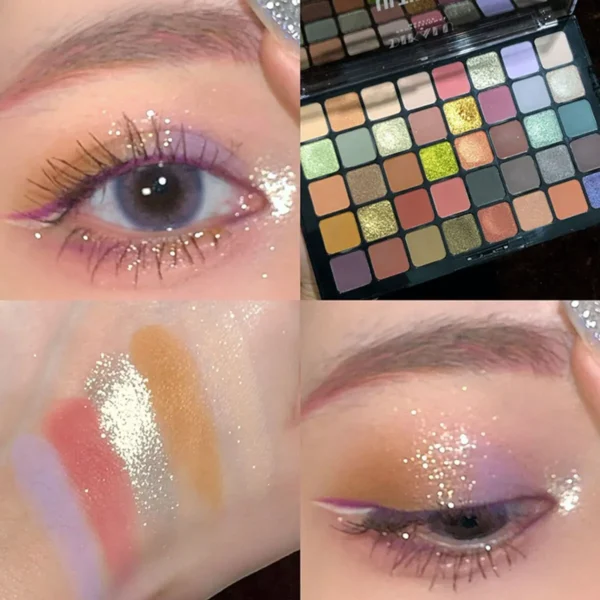 DIKALU 40 Color Eyeshadow Palette - Яскраві Тіні для Очей для Вашого Макіяжу