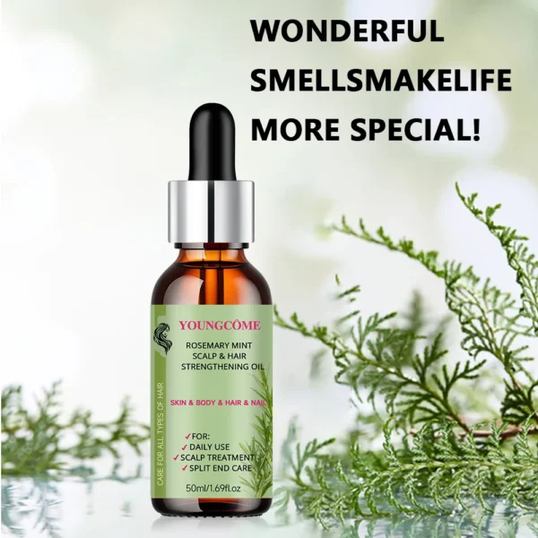 Олія для волосся Rosemary Mint - зміцнення і глибоке зволоження