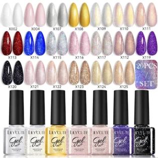 Гель лак LILYCUTE 20PCS - Яскраві нігті що тримаються до 3 тижнів