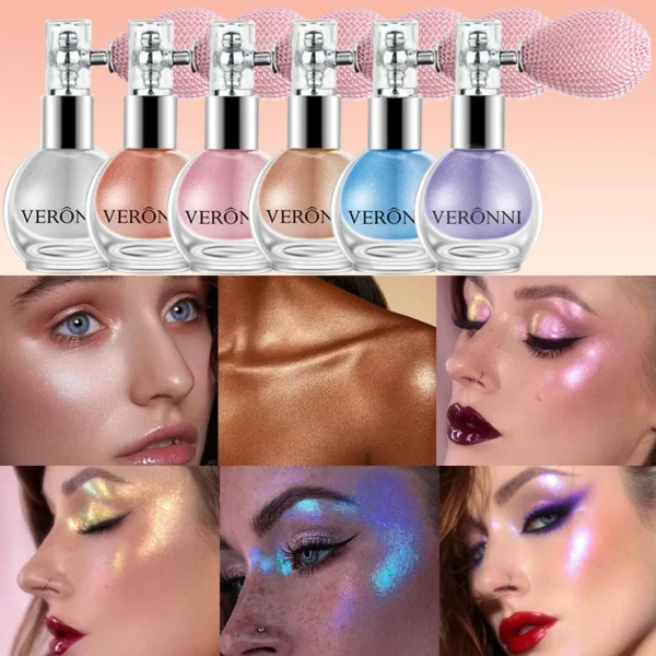 Глітерний спрей для обличчя та тіла Diamond High Gloss