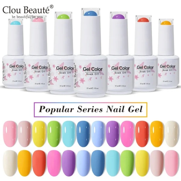 Гель лак для нігтів Clou Beaute: яскраві кольори для вашого стилю!