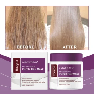 Маска для волосся Magical Purple: нейтралізація жовтих тонів для блондів