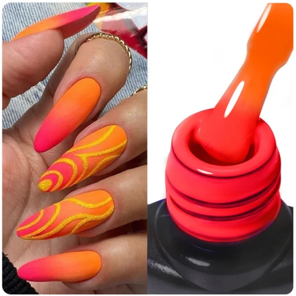 Термальний гель-лак LILYCUTE - зміна кольору для манікюру