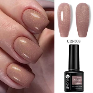 Nude Glitter Gel Nail Polish - UR SUGAR 7.5ml для досконалого манікюру