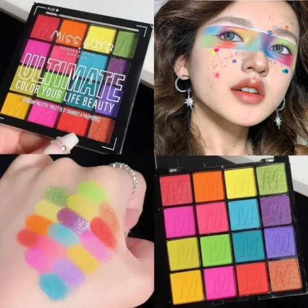 Купити Rainbow Color Shadow Palette - Яскраві Відтінки для Професійного Макіяжу