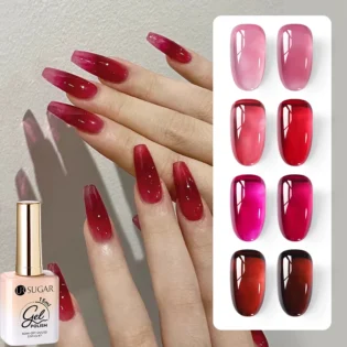 Гелевий лак UR SUGAR для нігтів - Червоний Кровавий Jelly на Хеллоуїн