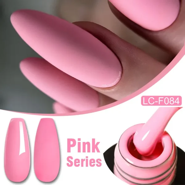 LILYCUTE Pink Series: Матове Гель-Лак для Нігтів Високої Насиченості