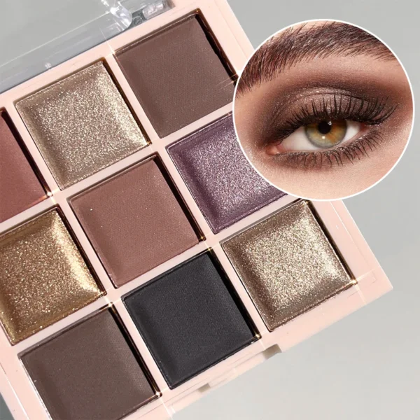 9-Color Eyeshadow Palette: Ідеальний Макіяж для Щоденного Використання