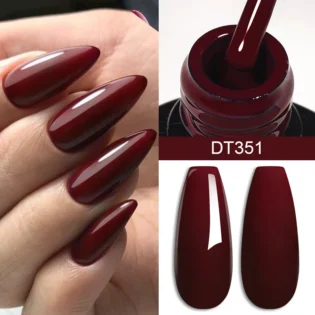 Гель лак MEET ACROSS 7ml Wine Red - довговічний манікюр