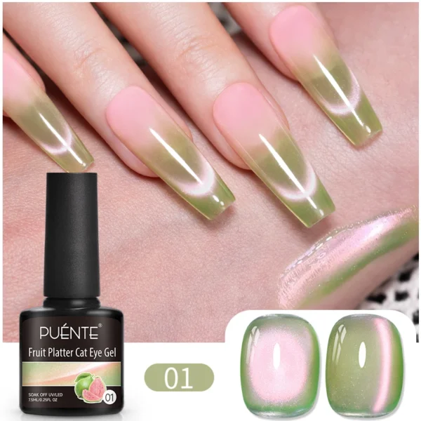 Кат з ефектом котячого ока - PUENTE Fruit Series Gel лак