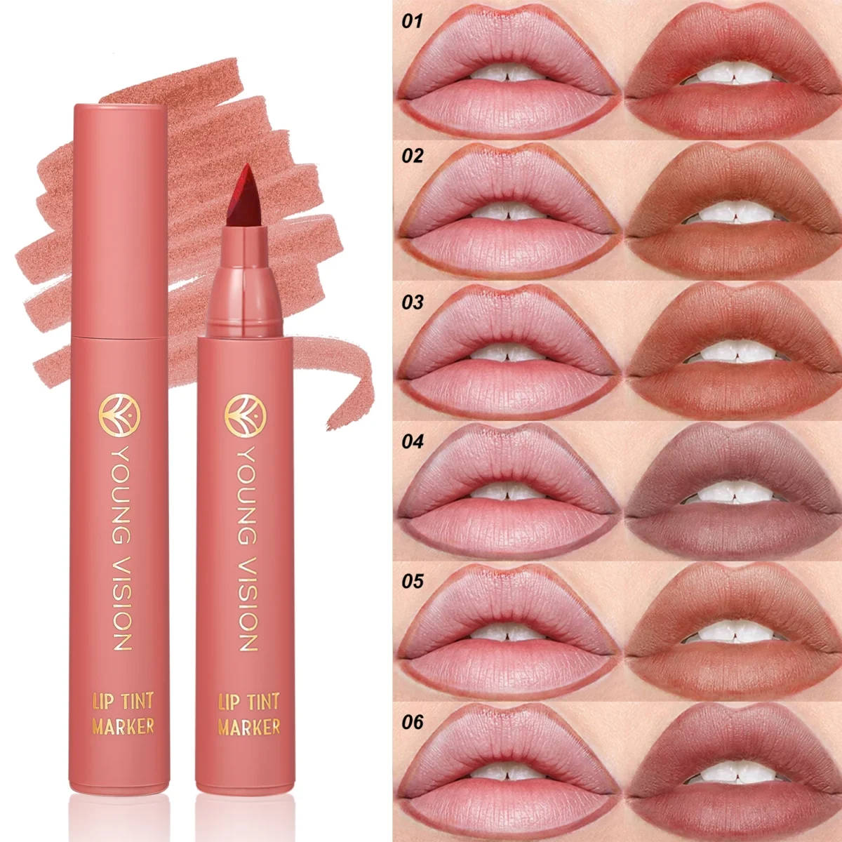 Lip Tint Pen - Матова водостійка помада для губ - Image 1