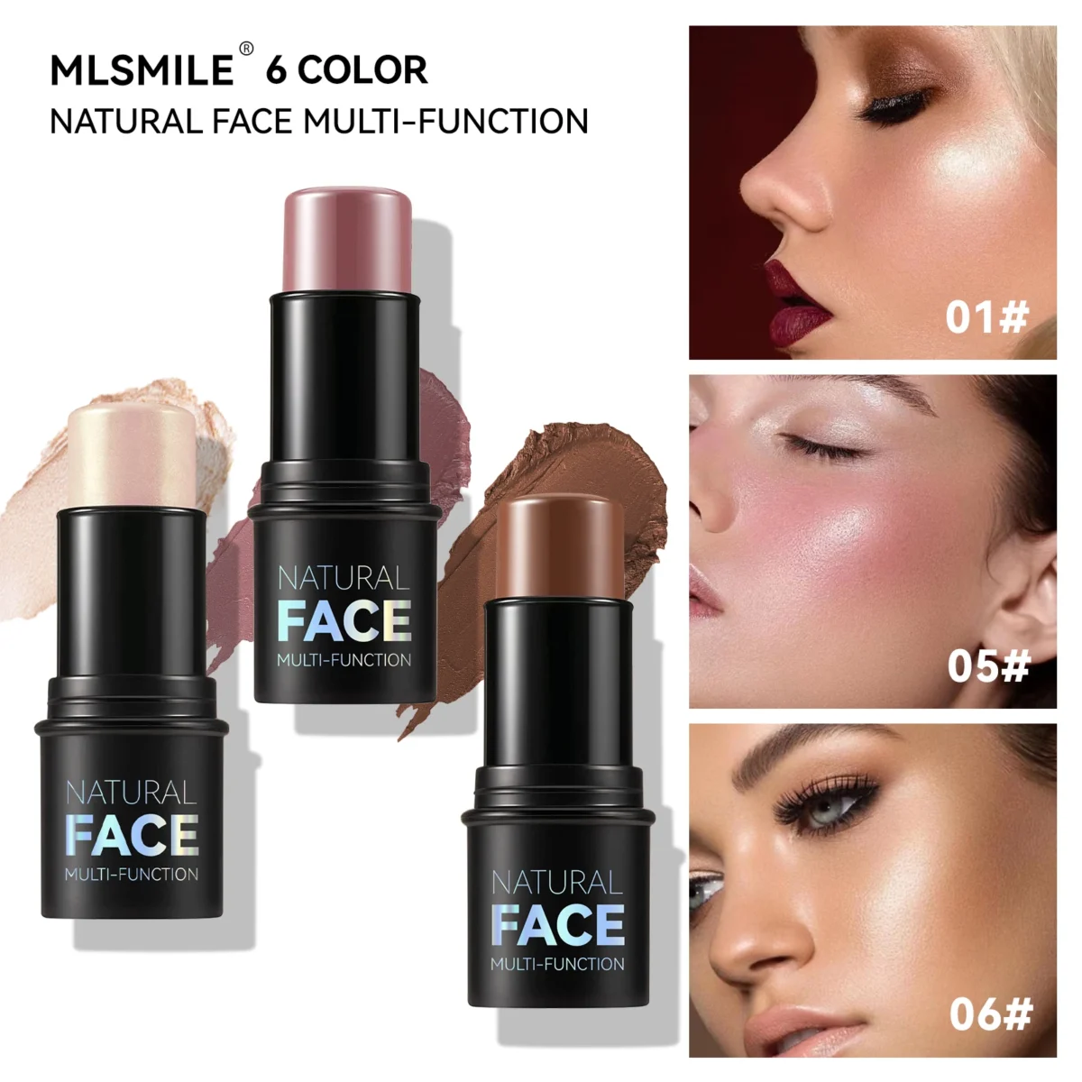 Бронзатор для обличчя: Makeup Face Contouring Bronzer Stick для ідеального макіяжу - Image 4