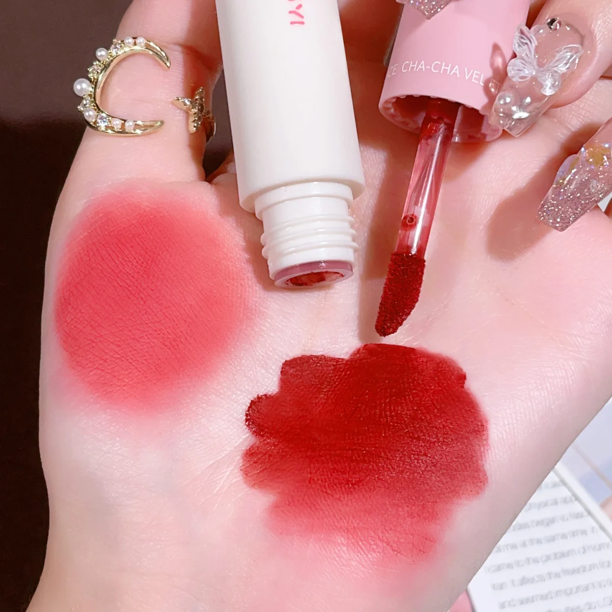 Матова об'ємна губна помада - 5 кольорів для ідеального макіяжу - Зображення 4