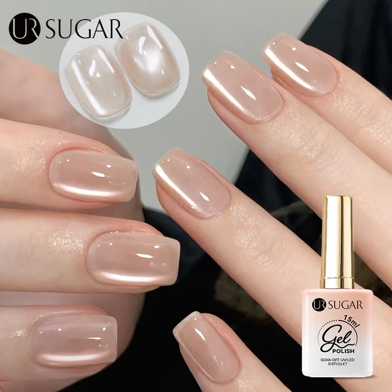 Kf S917c66ebb2d14fd0a1eef339d083aacbH Гель-лак UR SUGAR: Неймовірний Магнітний Нюдовий Вибір для Ідеальних Нігтів - Зображення 1