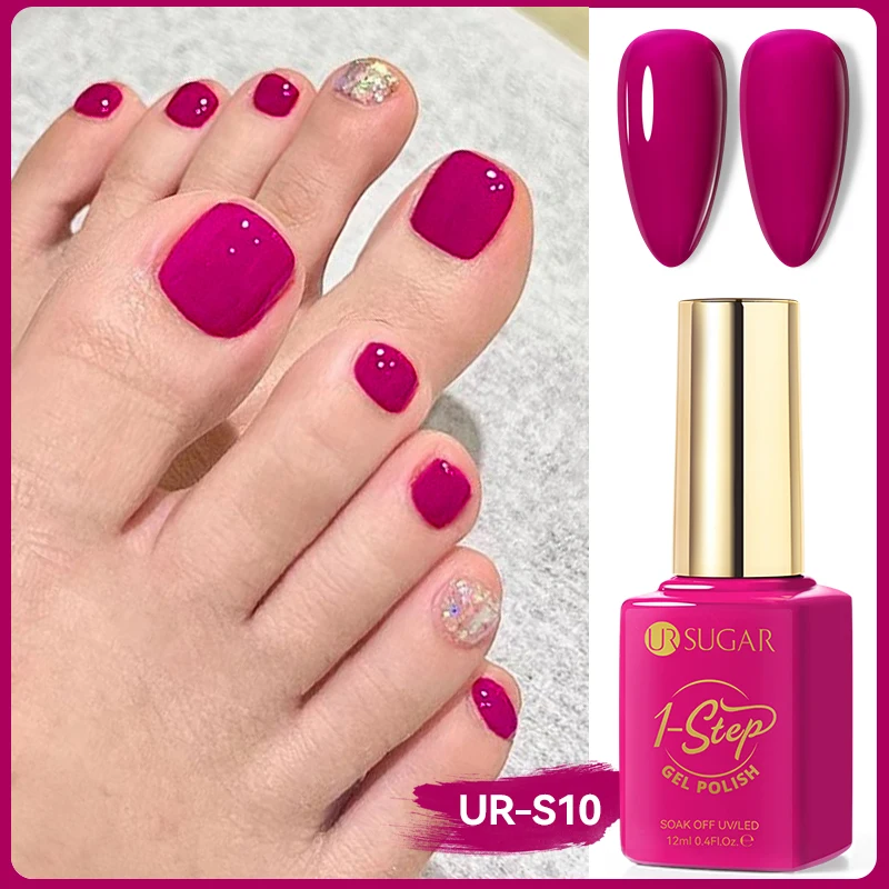 Kf S9265b545abdd4047acba9c8ec9636e888 Гель лак UR SUGAR 12ml в рожевому кольорі - ідеальний манікюр - Зображення 1