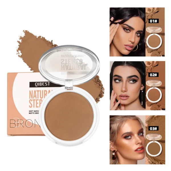 Матова пудра для контурингу 3D Bronzers – ідеальне обличчя за одну мить!