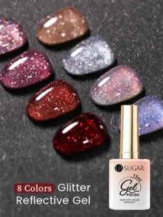 Гель лак UR SUGAR 15ml - Блискучий топ-кот для нігтів