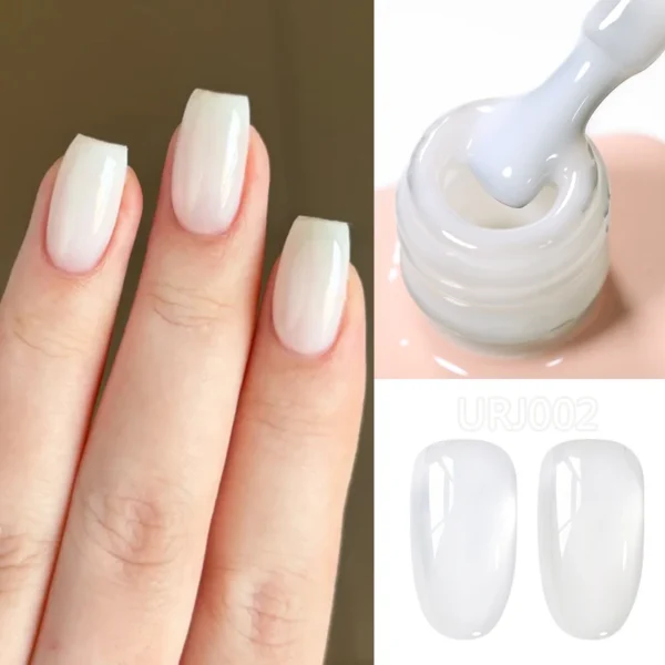 Гель лак UR SUGAR - 15ml Молочно-білий нюдовий рожевий для ідеального манікюру