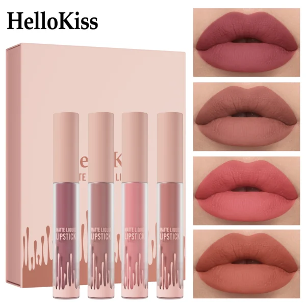 Матова Помада 3 Пcs: Водонепроникна, Невипадкова для Келиха