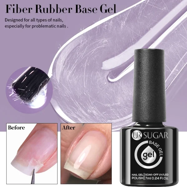 UR SUGAR Fibre Rubber Base Gel - Науковий підхід до манікюру