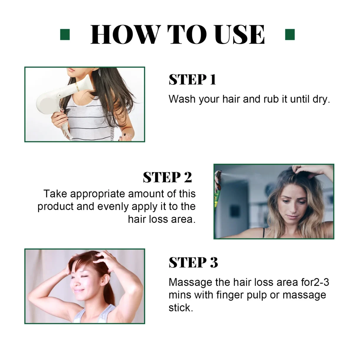 Спосіб прискорити ріст волосся: EELHOE Hair Growth Spray - Зображення 5