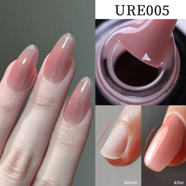 Гель для нігтів UR SUGAR - Швидке подовження у рожевому нюді