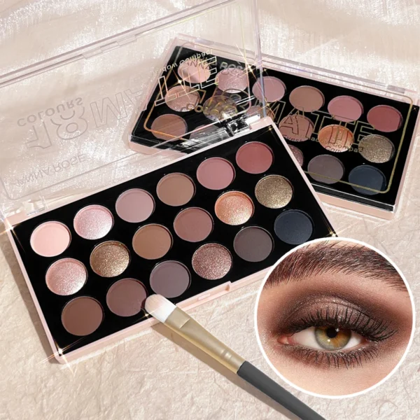 18-Color Eyeshadow Palette – Яскрава палетка для макіяжу