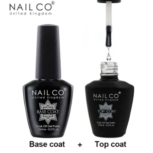 NAILCO: UV Гель Лак Топ та База для Нігтів для Ідеального Манікюру