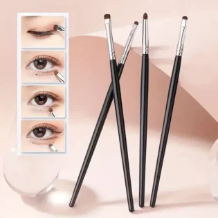Олійні пензлики для очей: 4Pcs Eye Smudge Brush для ідеального макіяжу
