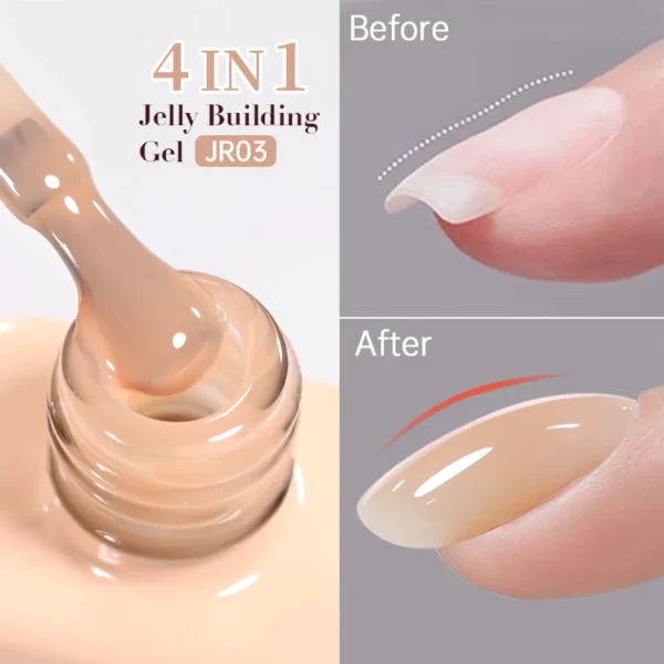 Покрытие для ногтей UR SUGAR: Желе-гелевый лак с самовыравниванием