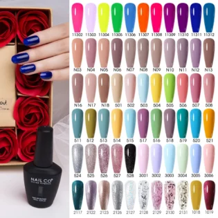 Гель-лак NAILCO 15ml – Осінній манікюр в ніжних відтінках