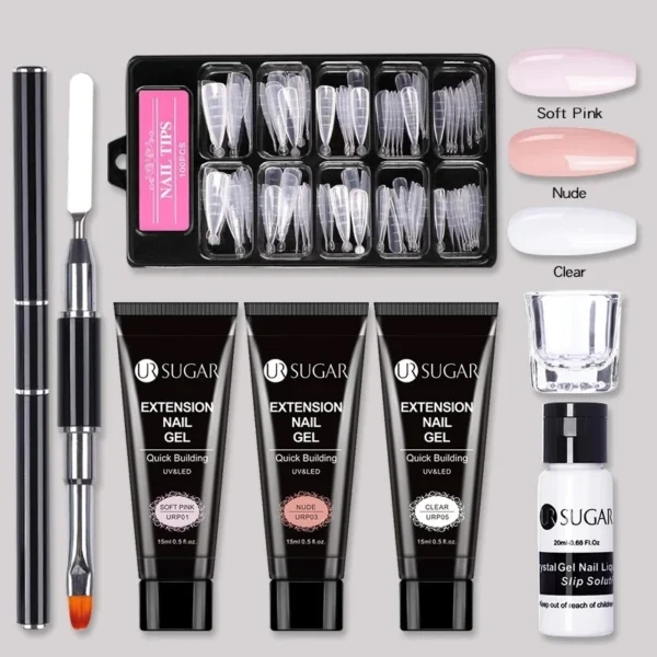 Аcrylic UV Gel Extension Nail Gel Kit - Найкраща якість для манікюру