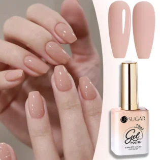 Гель лак UR SUGAR Nude Pink - без запаху та екологічний