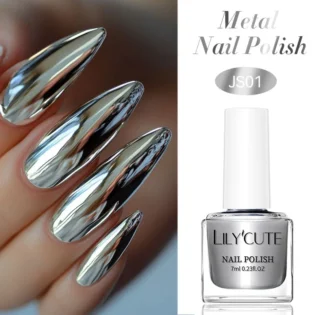Неймовірний металічний ефект: LILYCUTE 7ML лак для нігтів без потреби лампи