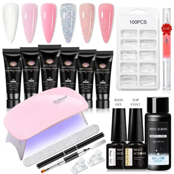 Гель для подовження нігтів MEET ACROSS - якість і стиль