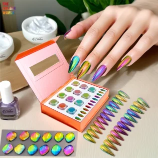 Chameleon Nail Powder TCT-966 – Яскраві кольори для дизайну нігтів