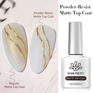 Power-Resist Matte Top Coat Gel - Довговічний Нейл-арт