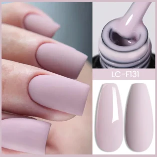 Nude Pink Grey Matte Gel Polish - LILYCUTE для ідеального манікюру