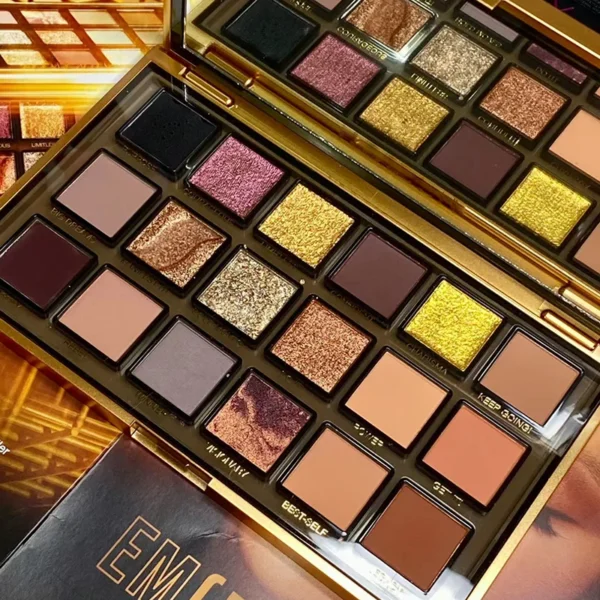 Тіні для повік Golden 18 Color Eye Shadow Palette - стильний вибір для кожної модниці
