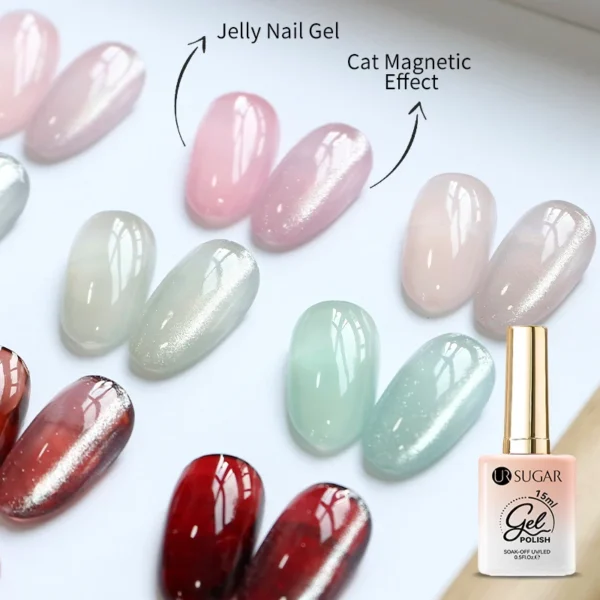 Неймовірний UR SUGAR Super Shine: Гель лак з блискітками
