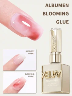 15ml Альбумінова клейка рідина для нігтів - Транслюцентний гель з ефектом градієнта