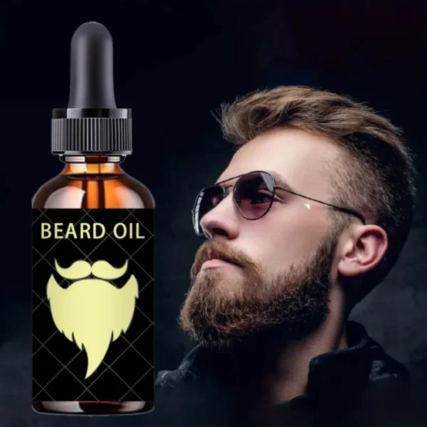 100%Natural Олія для росту бороди - Максимальний ефект для чоловіків