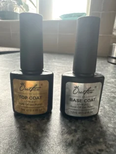 Гель-лак для нігтів 12ml - топ та база без змивання photo review