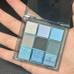 9 кольорова палітра тіней для очей - Темний панк стиль photo review