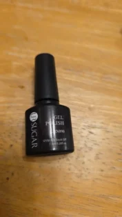 Гель лак UR SUGAR 7.5ML - Чарівний блискучий чорний червоний photo review