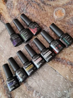 LILYCUTE Фіолетовий Блискучий Гель Лак для Нігтей: Ідеальне Покриття для Манікюру photo review